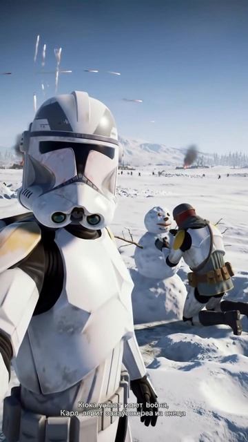 What Happens When Clone Troopers Battle in the Snow