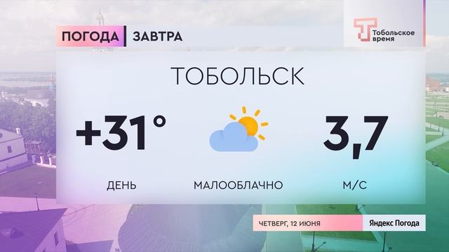 Прогноз погоды на 12 июня