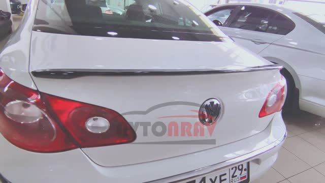 🔥Спойлер в черном глянце VW Passat CC 1
