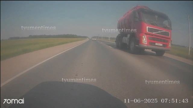 Водитель ассенизатора очень торопился. Тюменская область