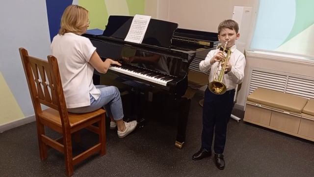Алексей Конопелько, 9 лет. И.Брамс "Колыбельная".