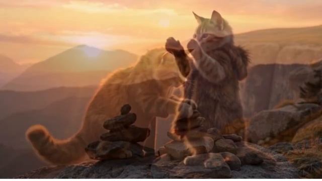🐱🔥Cats in the Stone Age 🦬- Funny Cats Doing Human Things