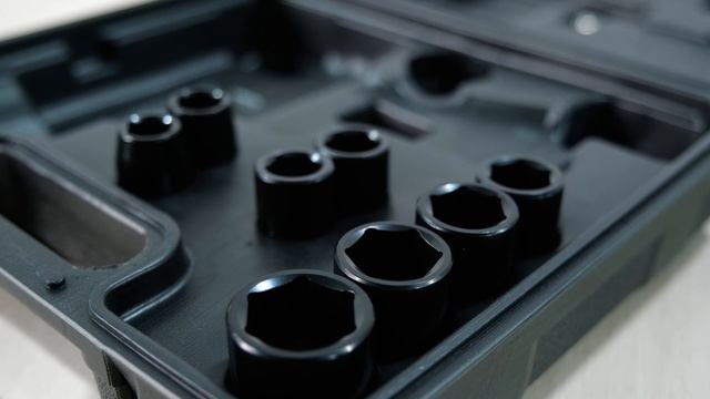 Гайковерт пневматический ударный 1/2" с комплектом ударных головок