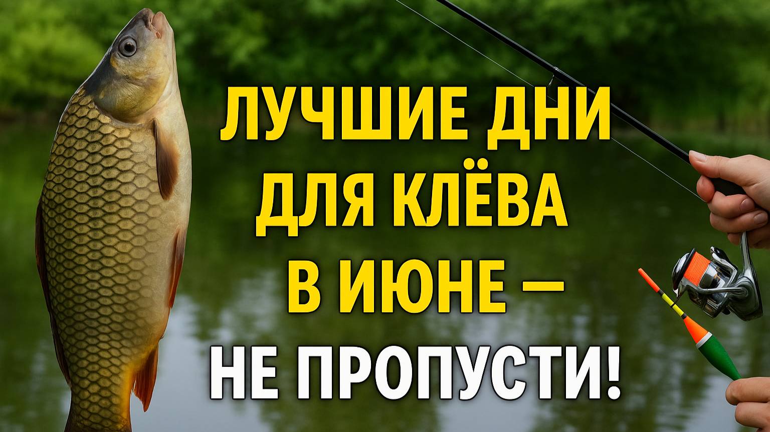 Лучшие дни для клёва в июне — не пропусти!
