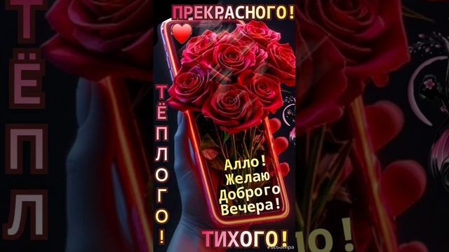 Добрый вечер ♥️Хорошего отдыха, уюта и спокойствия 💙🌠