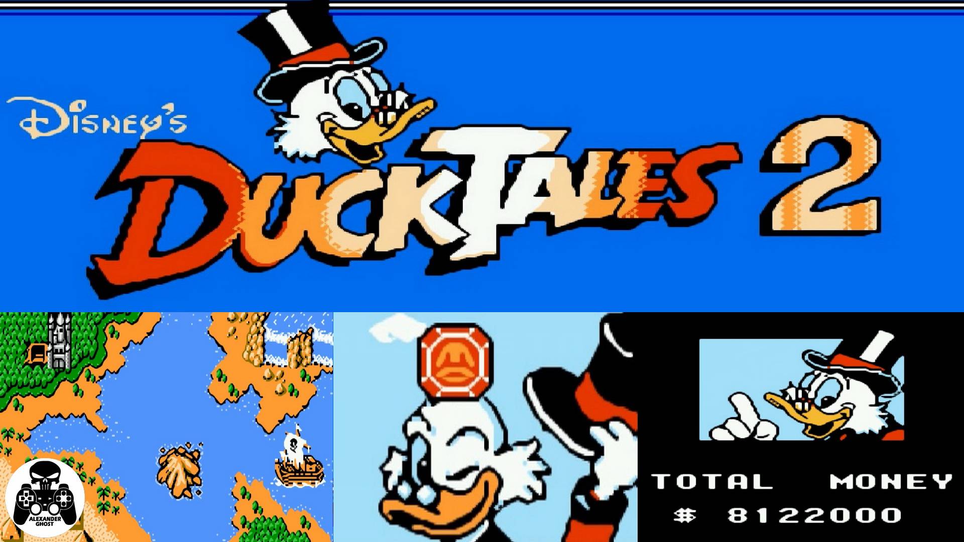 Duck Tales 2 прохождение все секреты (Утиные Истории 2) NES/Famicom/Dendy