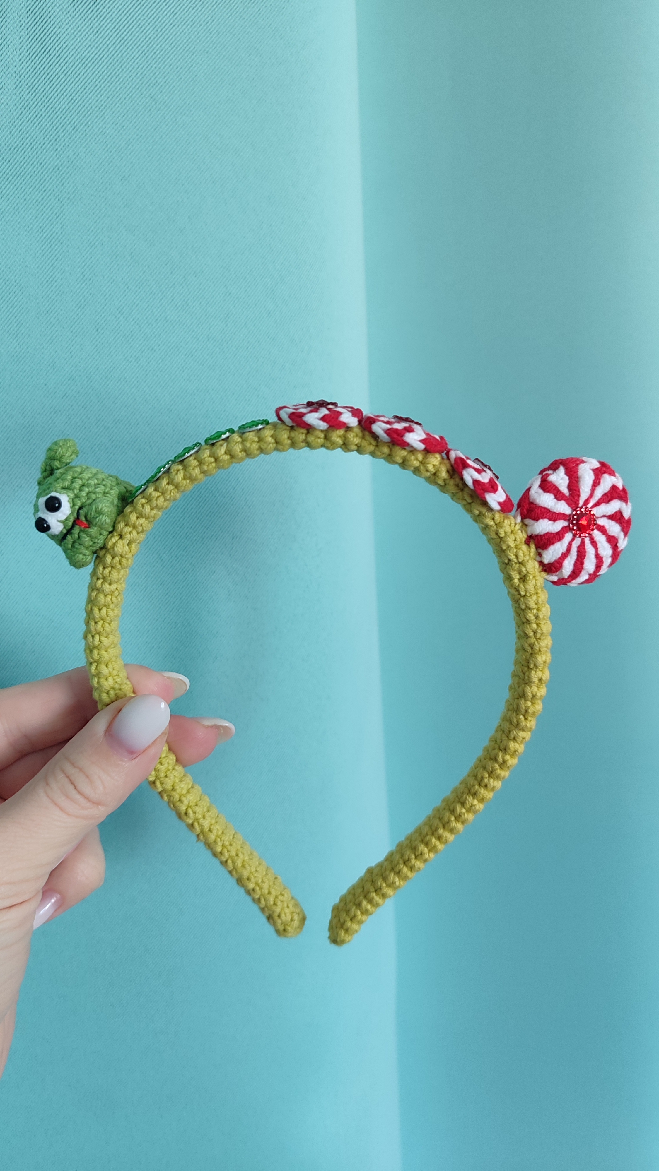Тематический ободок со сладкоежкой 🍭🐸