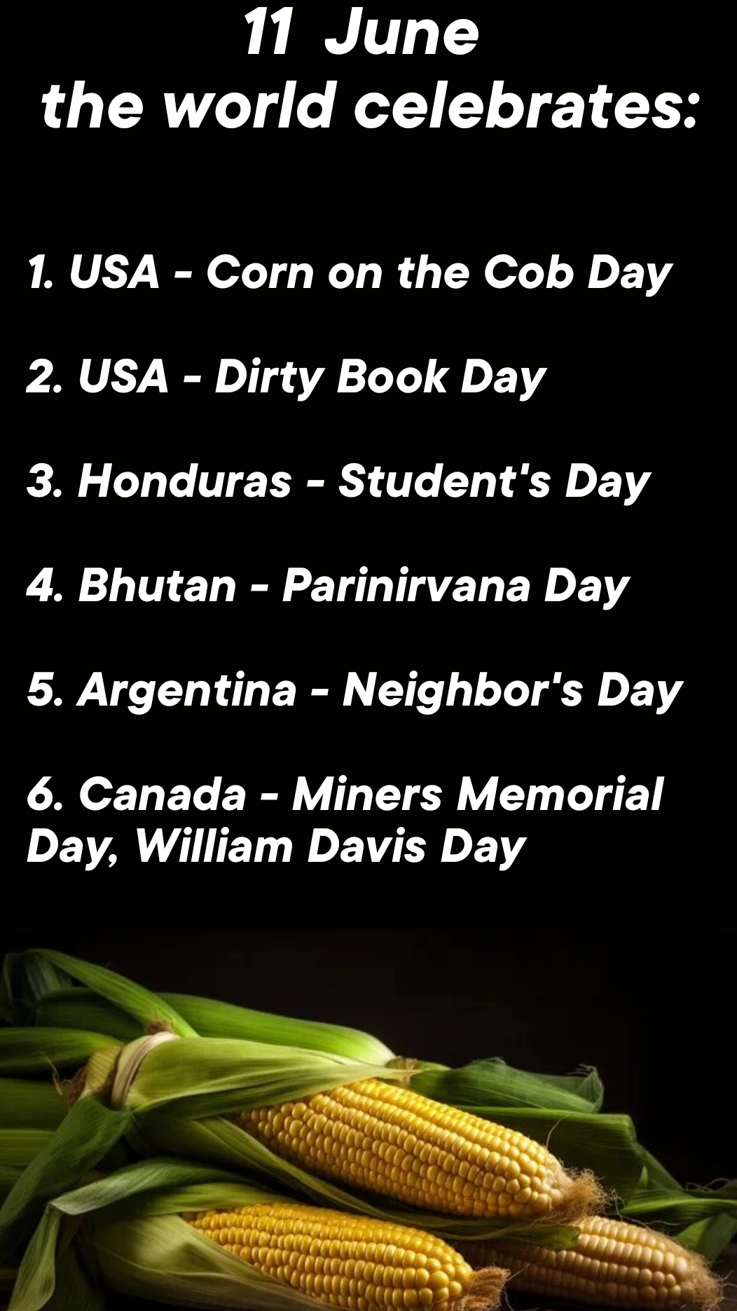 11 June the world celebrates #holiday #happy #popular #june