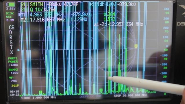 Проверка колец. Как настроить NanoVNA, DeepVNA 101 для измерения индуктивности и добротности.