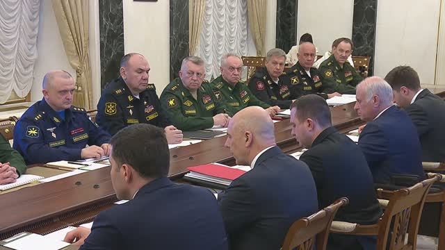 Совещание по рассмотрению проекта государственной программы вооружения на 2027–2036 годы