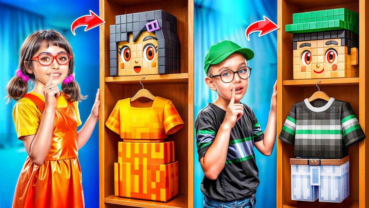 Как стать КУКЛАМИ из Игры в Кальмара в Майнкрафт!
