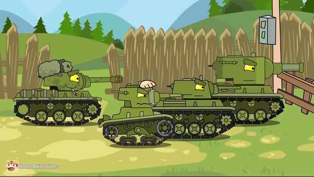 HomeAnimations – Мультики про танки  Советский супер танк - Мультики про танки