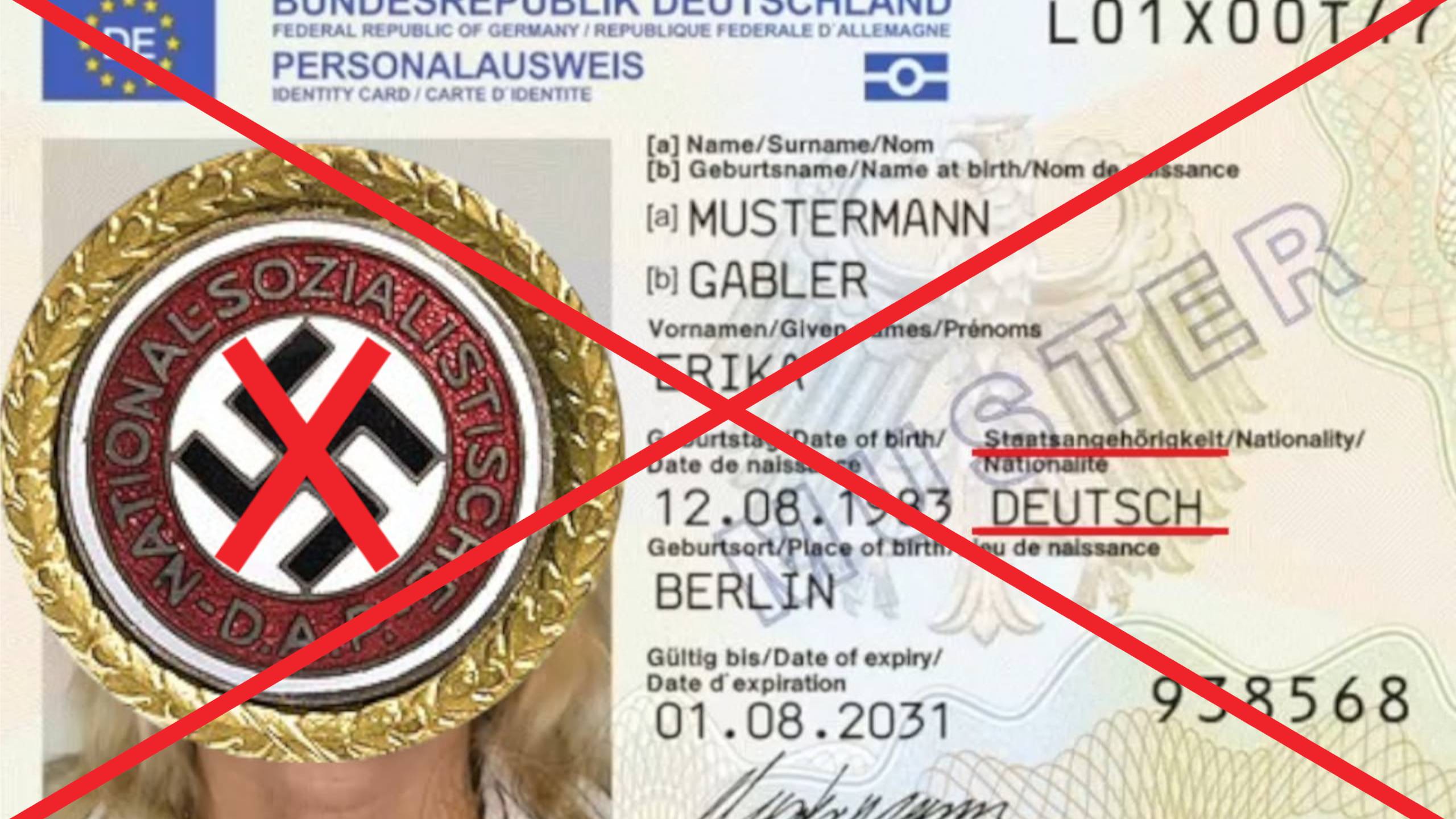 Deutsche Staatsangehörigkeit von 1934 Adolf Hitler wird verramscht! #AfD-BRD_staatenlos