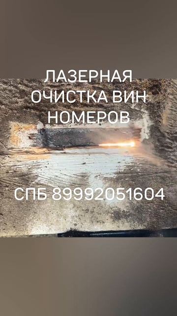 Лазерная чистка вин номера мерседес спринтер