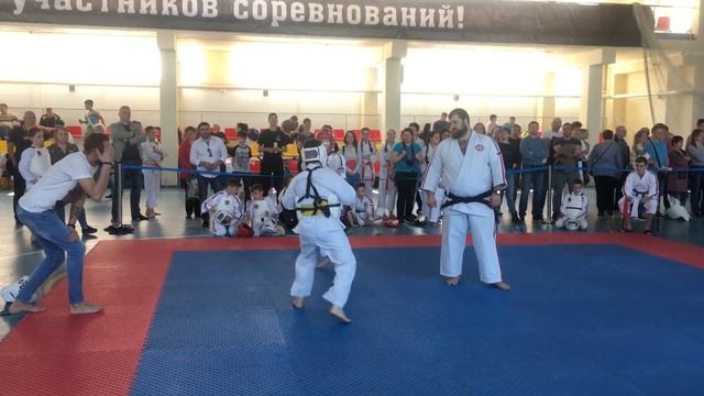 Открытый кубок Московской области 21.04.2019 Петр Рыбас (красный шлем) 2 бой