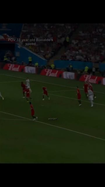 33 Year old Ronaldo s speed 💀🔥