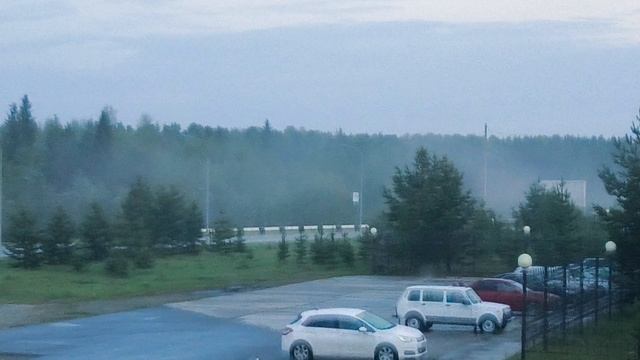ПОСЛЕ ДОЖДЯ ☔ МОЛНИИ И ГРОМА ОБРАЗОВАЛОСЬ ОБЛАКО ИЗ ТУМАНА!!!