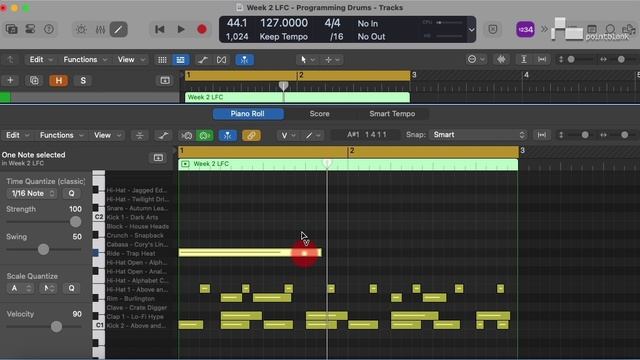 02.2. Programming Drums and MIDI Editing Fundamentals