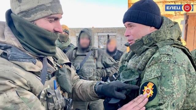 Игорь Артамонов посетил липецких бойцов в зоне СВО