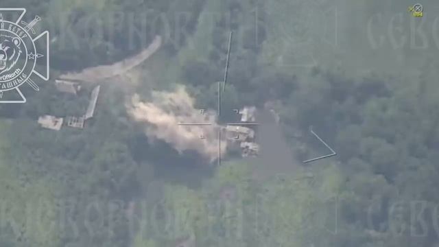 💥Уничтожение пункта управления БпЛА в Сумской области !!!