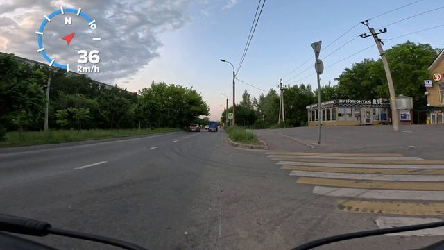 VeloSpped - вдоль дороги