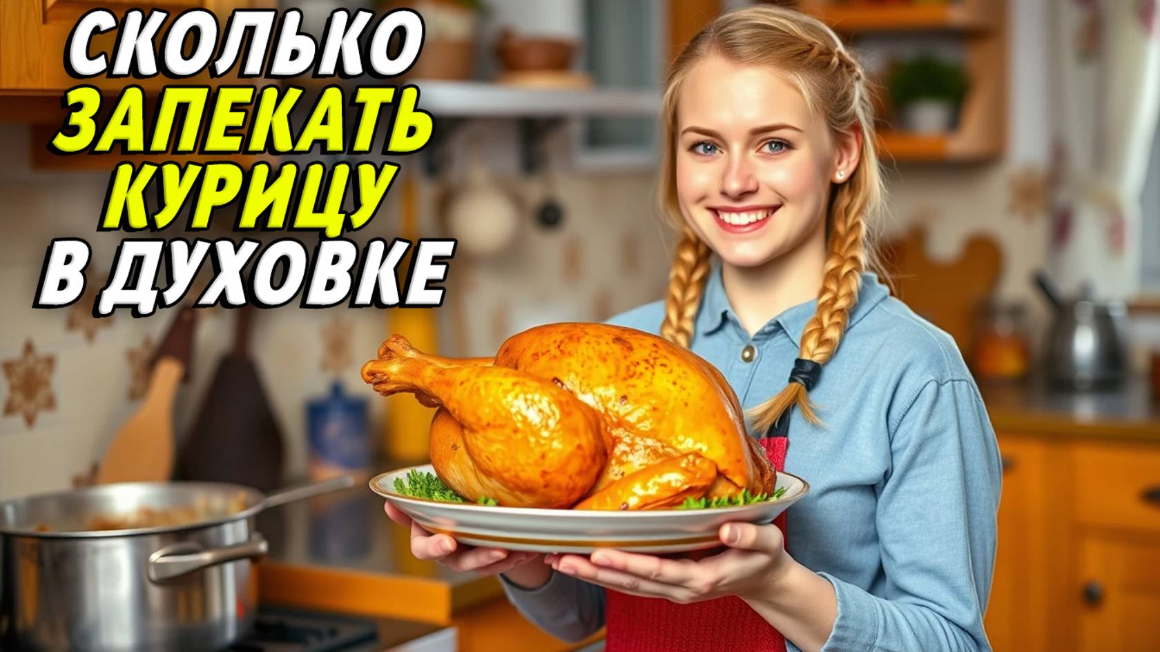 Сколько запекать курицу
