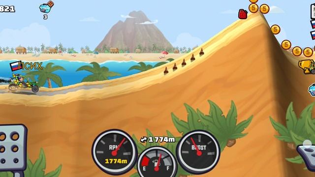 HILL CLIMB RACING 2 Приключения заезды #14.1