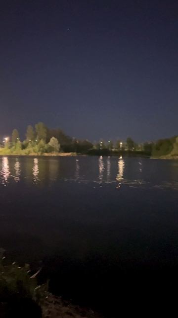 Ночной Ярославль. Река Которосль.