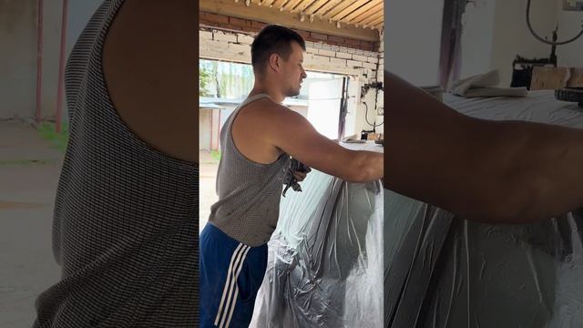 Покраска заднего крыла автомобиля. #кузовнойремонт #п?