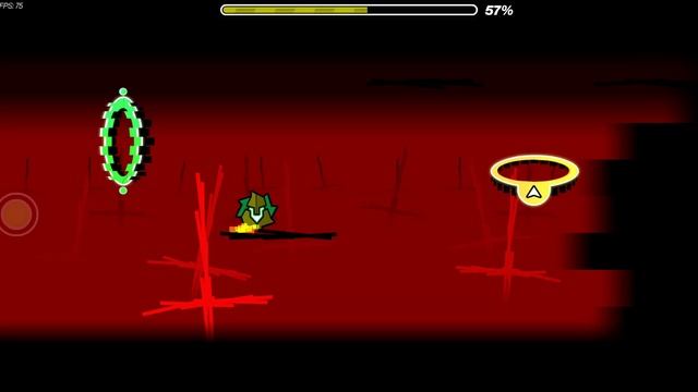 Прошёл уровень в Geometry Dash