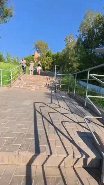 Самая длинная лестница в городе: 300 ступеней за 10 секунд! #Уфа