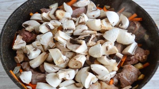 Гречка по-купечески с грибами