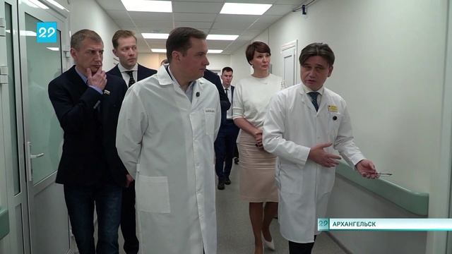 11.06.2025 Губернатор посетил медико-санитарную часть в Северодвинске