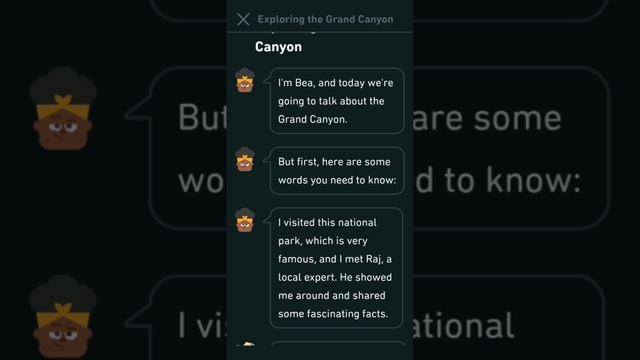 The Grand Canyon (Bea's Adventures) - DuoLingo (En-Ru)