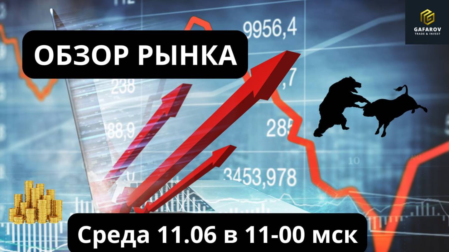 Обзор рынка 11.06 #трейдинг