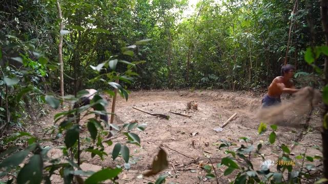 Постройка бассейна голыми руками в лесах амазонки часть 1