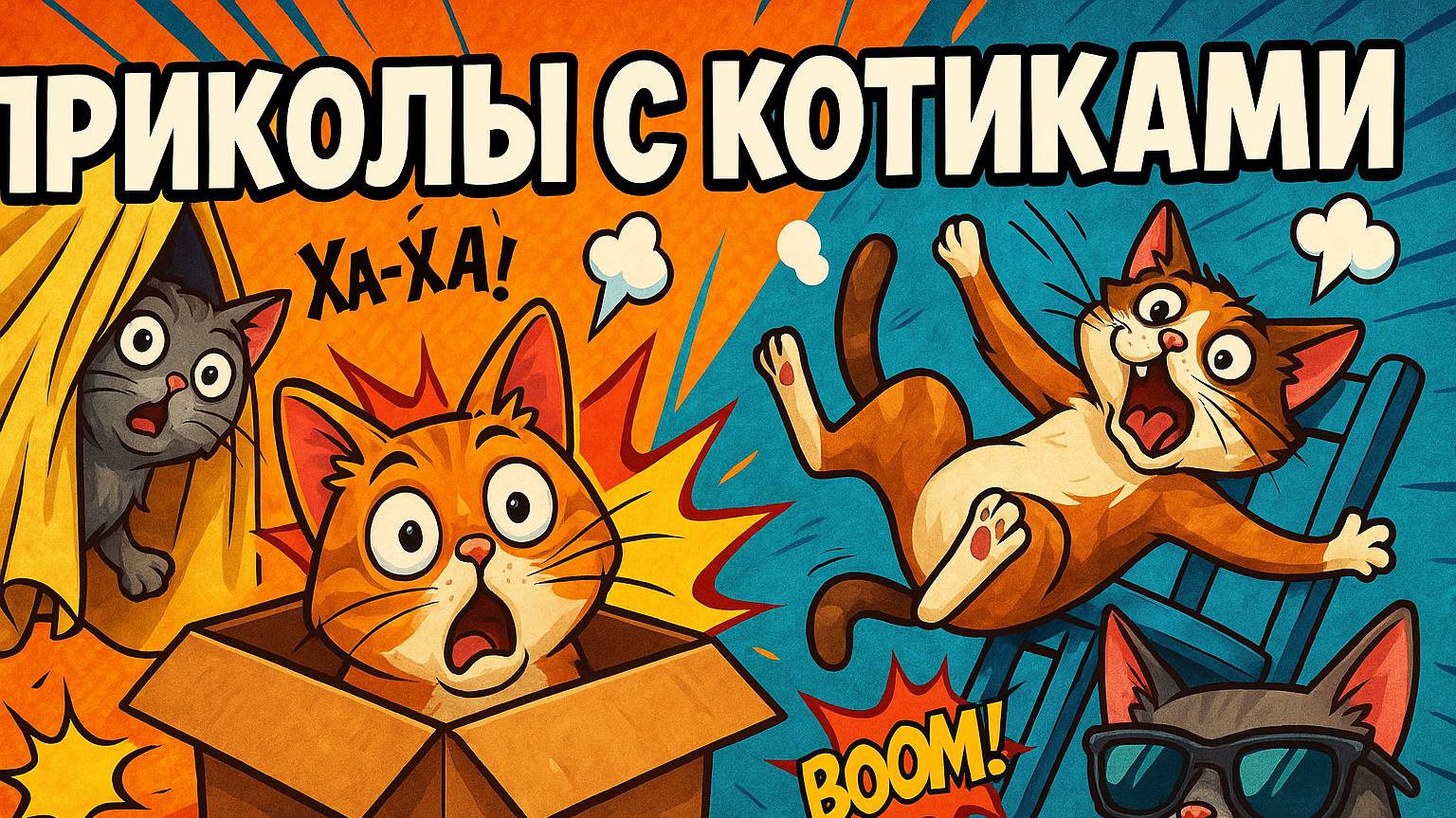 ПРИКОЛЫ С КОТИКАМИ — СМЕХ ДО СЛЁЗ! №2