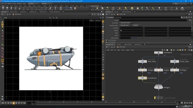 4. Assigning Materials to the Orthographic Grids