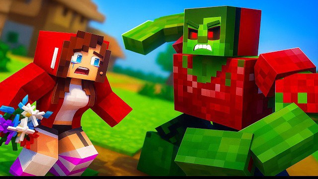 Джей Джей превратился в ЗЛОГО ХАЛКА - Майнкрафт мультфильм