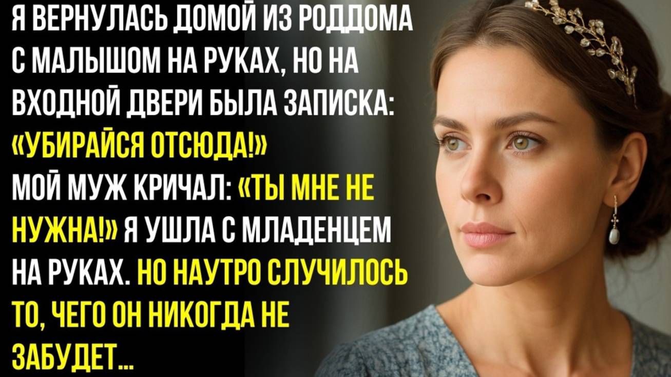 Истории из жизни. Я вернулась из роддома с малышом Аудио рассказы, Жизненные истории слушать
