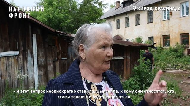 В КИРОВЕ АВАРИЙНЫЙ ТОПОЛЬ ПРОЛОМИЛ КРЫШУ И ДЫМОХОДЫ В ЖИЛОМ ДОМЕ