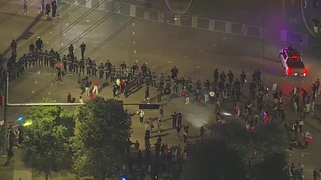 ⚡️Все больше американских штатов охватывают протесты: после Лос-Анджелеса вспыхнул и Техас