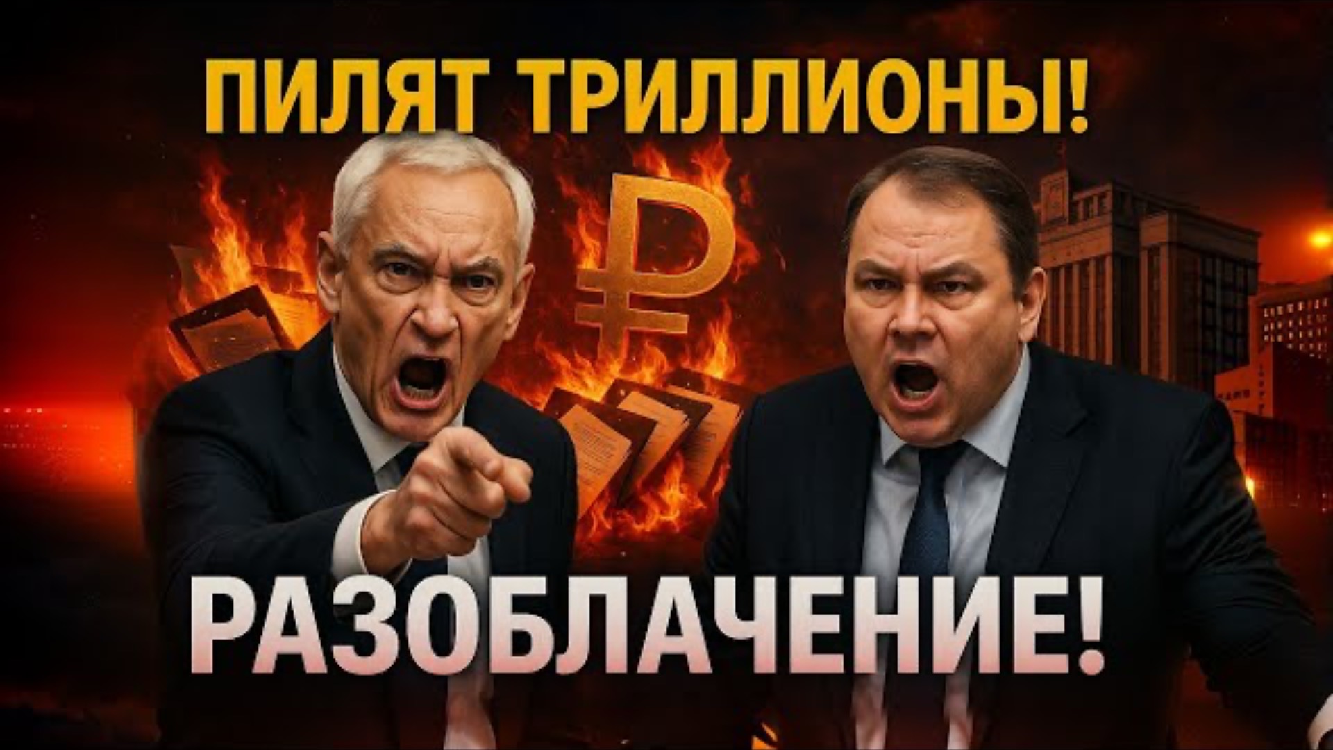 ШОК! КТО ПИЛИТ ТРИЛЛИОНЫ: БЕЛОУСОВ И ТОЛСТОЙ ПОРВАЛИ КОРРУПЦИОННУЮ МРАЗЬ! КРЫШУЮТ
