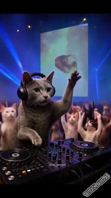 кошачья дискотека