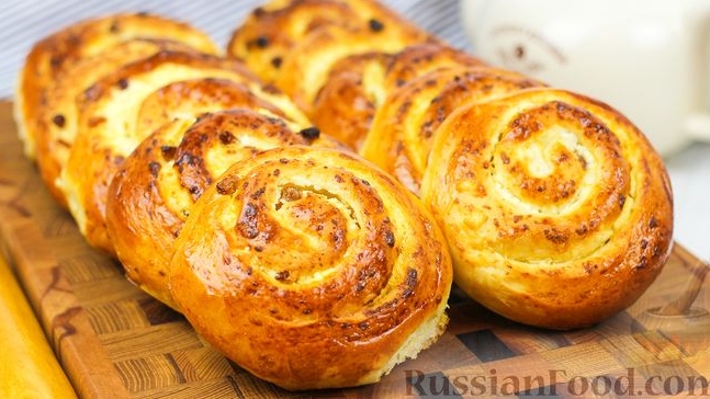 🥟 Вкусные булочки с творогом