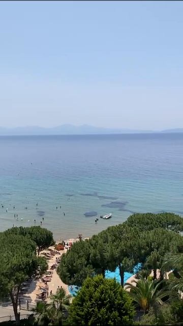 Aria Claros Beach & SPA Resort 5* Вид из ресторана отеля. Турция, Измир, Кушадасы, Оздере.