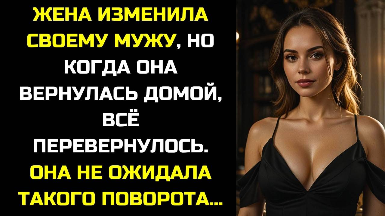 ЖЕНА ИЗМЕНИЛА МУЖУ, НО КОГДА ОН ПРИШЕЛ ДОМОЙ, ЗАМЕРЗЛА...