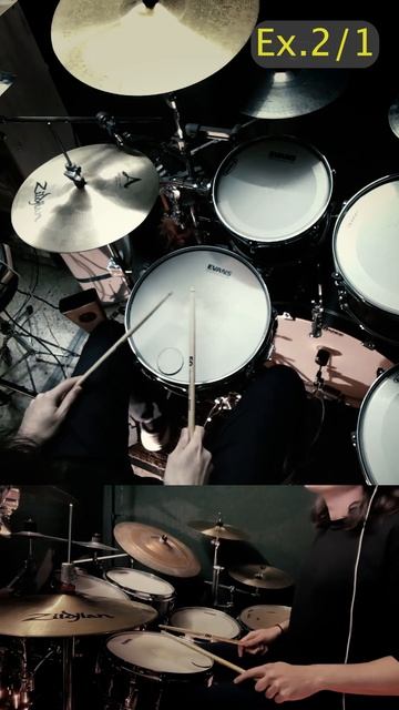 Барабанный курс “Prompted Ghosts”. Пример 2/1.
