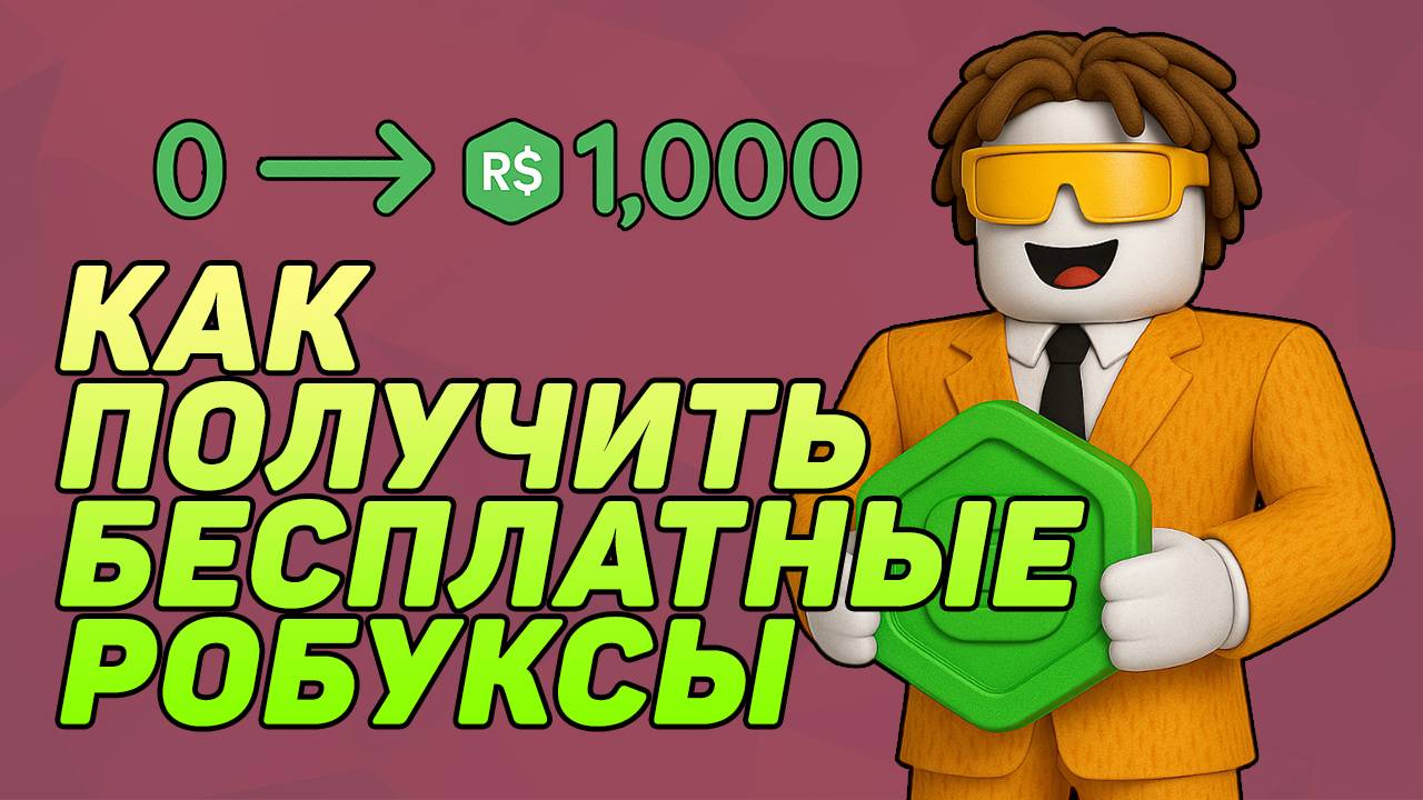 КАК ПОЛУЧИТЬ БЕСПЛАТНЫЕ РОБУКСЫ В ROBLOX 2025 июнь