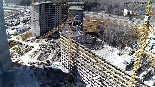 12.04.2016 Камера 3. ЖК "Эталон-сити". День за минуту.